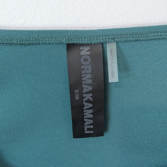 Norma Kamali Green Ruched Bodycon Midi Dress - Picture 4 of 12